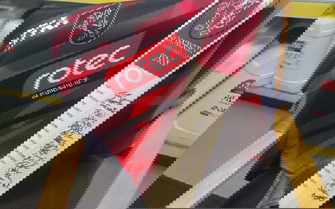 Signed SCCC bat giveaway