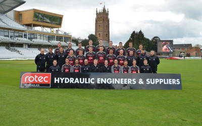 Rotec Hydraulics proud sponsors at Somerset County Cricket Club -Royal London One Day Cup