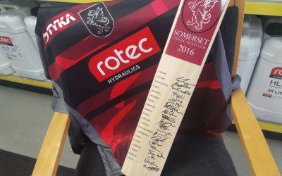 Signed SCCC bat giveaway