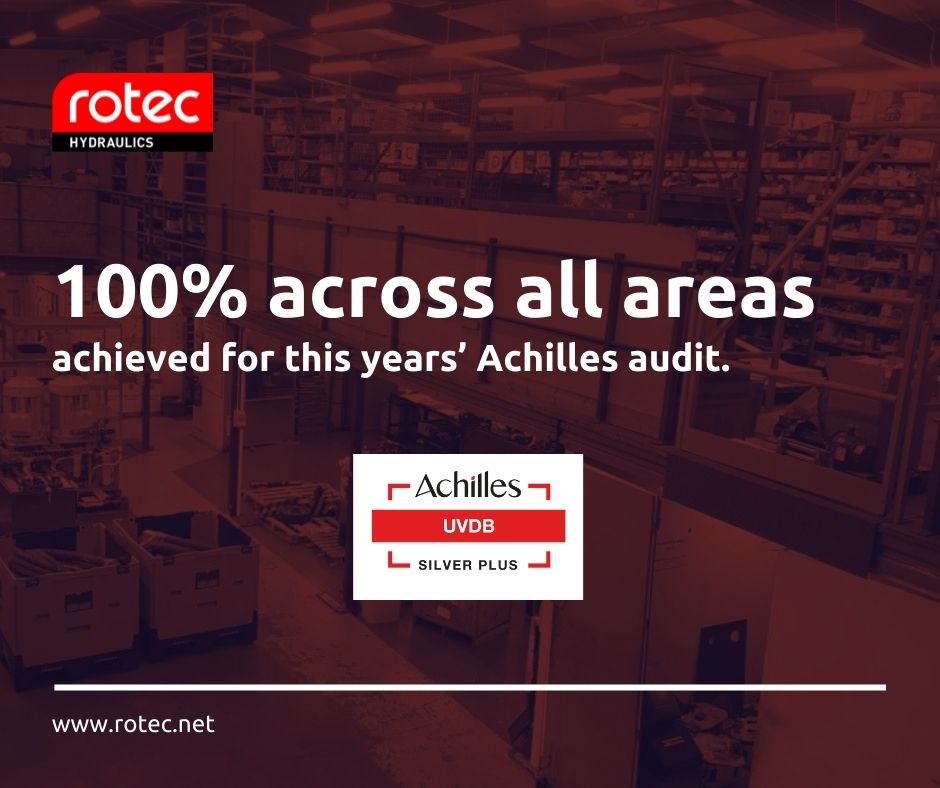 100% Achilles audit _Rotec Hydraulics Ltd