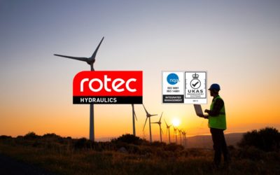 Rotec Hydraulics Ltd Achieves ISO 14001:2015 Certification