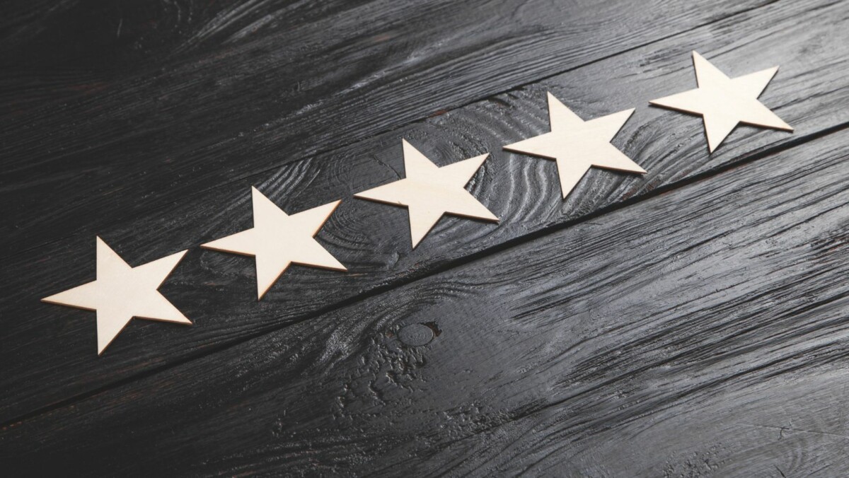 Customer feedback 5 stars