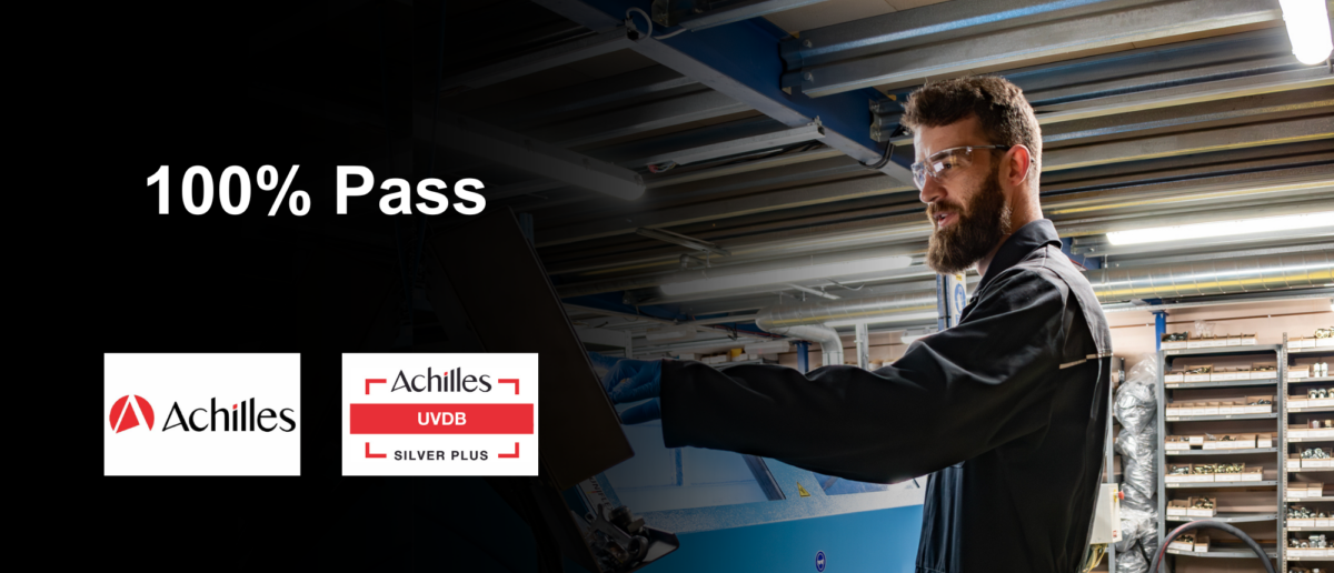 100% Pass 100% Achilles audit _Rotec Hydraulics Ltd