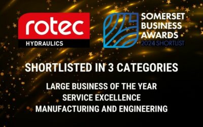 Rotec shortlisted in three categories at the 2024 Somerset Business Awards